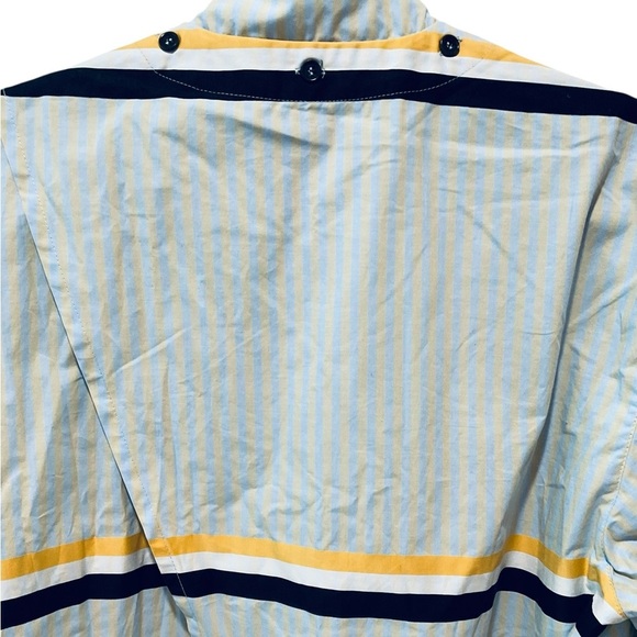 Henrik Vibskov Striped Colorblock Shirt 3/4 Sleeve Avant Garde XS - Picture 6 of 8